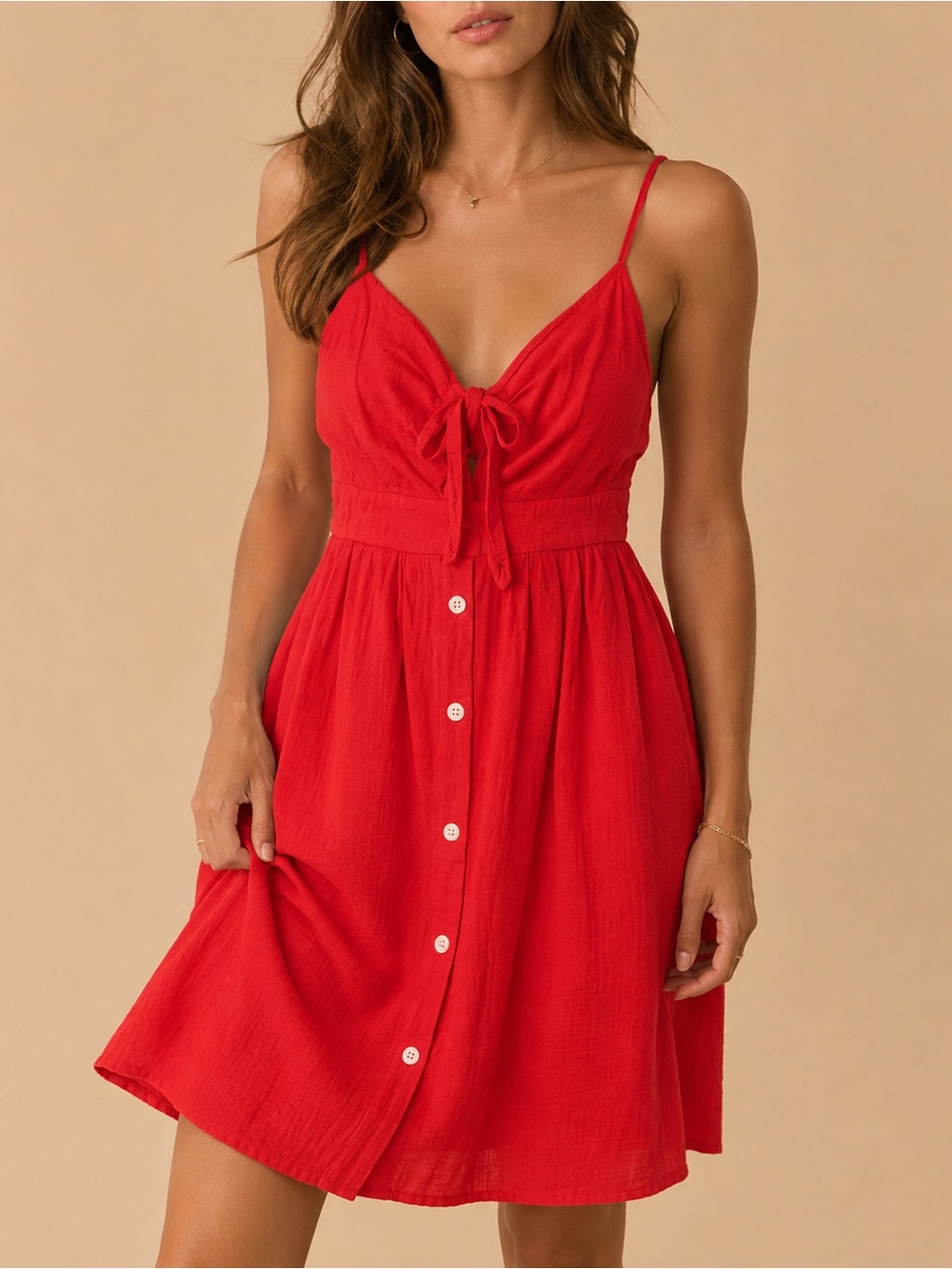 Red sundress by egoist